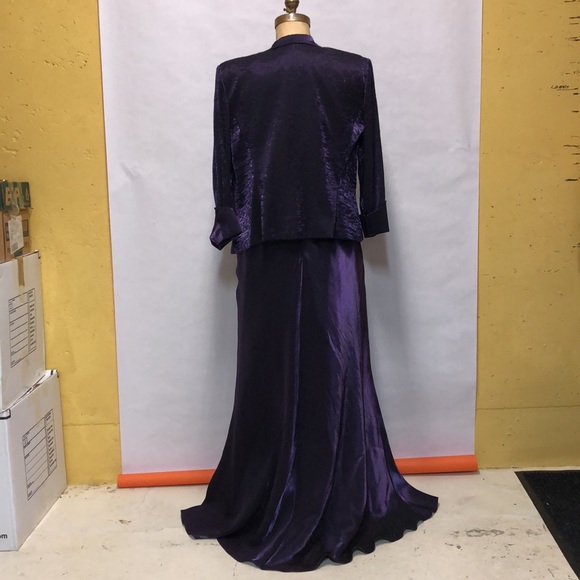 KM Collections by Milla Bell Dress with Coat - Picture 2 of 4